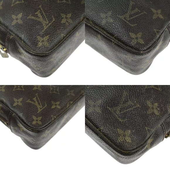LOUIS VUITTON Trousse Toilette 23 Clutch Hand Bag Monogram Brown - Picture 10 of 16